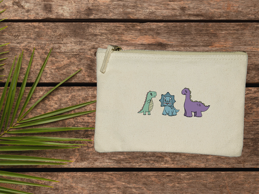 Dinosaur Accessory And Toiletry Bag