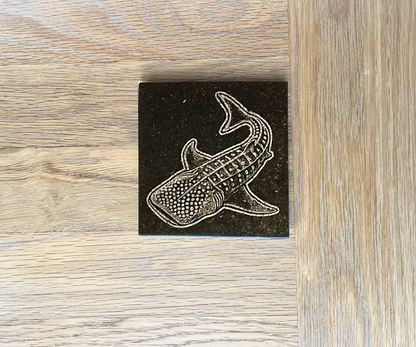 Whale Shark Granite Coaster