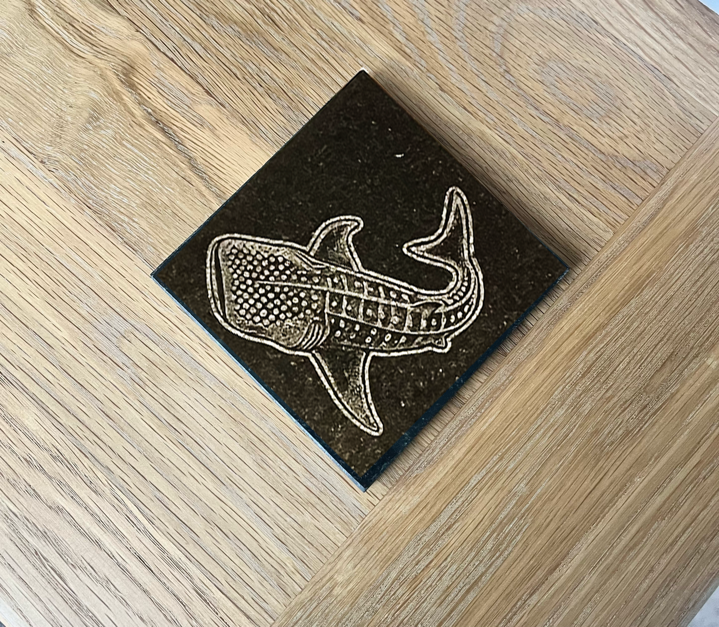 Whale Shark Granite Coaster