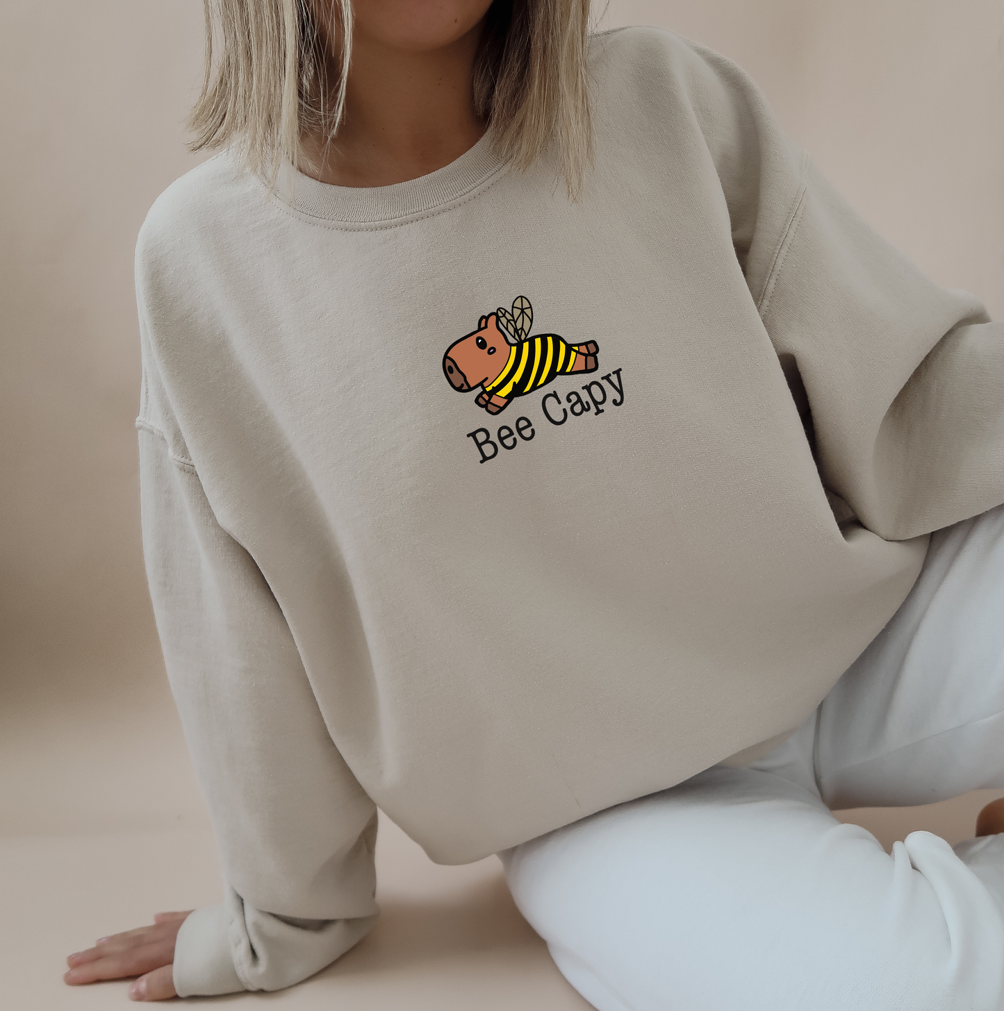 Capybara Bee Capy Sweatshirt