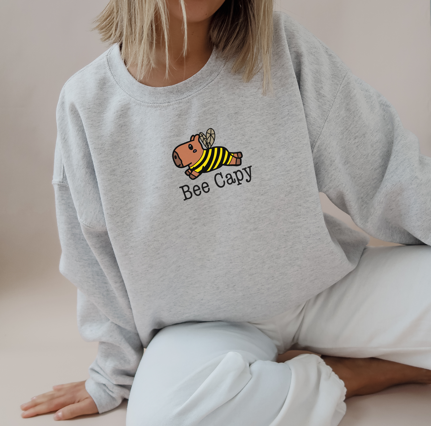 Capybara Bee Capy Sweatshirt