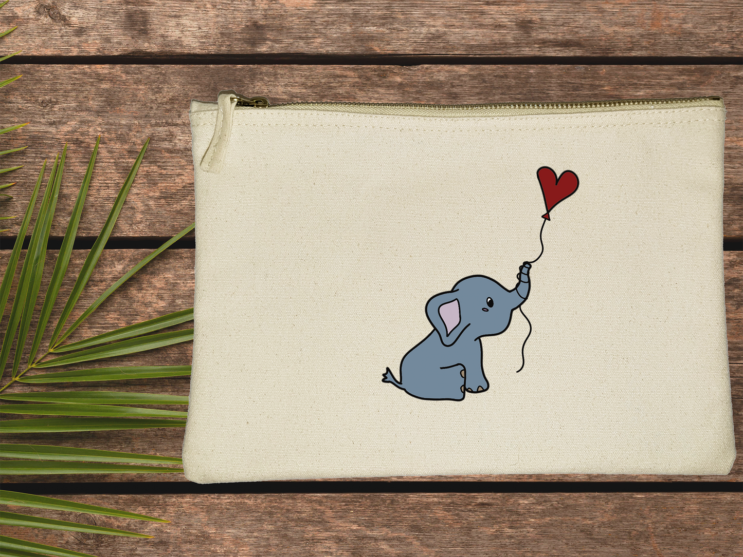 Elephant Accessory And Toiletry Bag