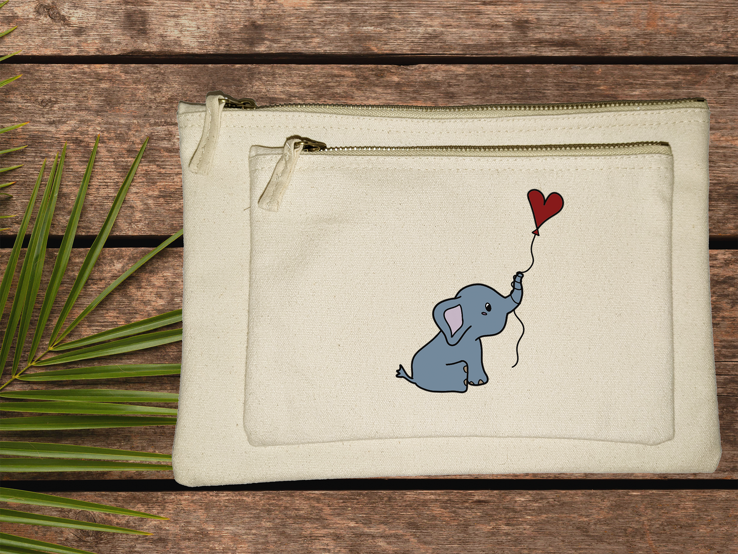 Elephant Accessory And Toiletry Bag