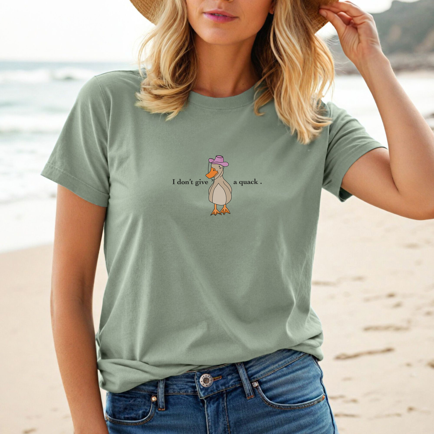 Duck "I don't give a quack." T Shirt