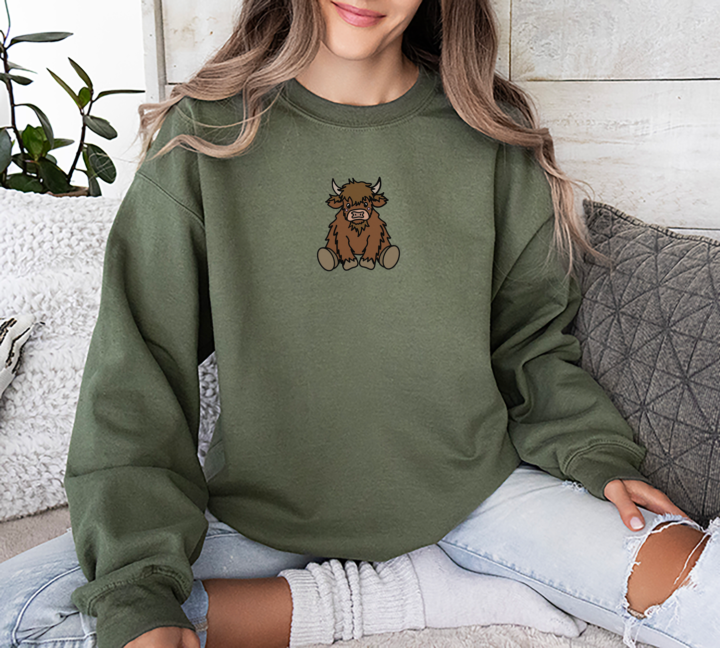 Highland Cow Sweatshirt