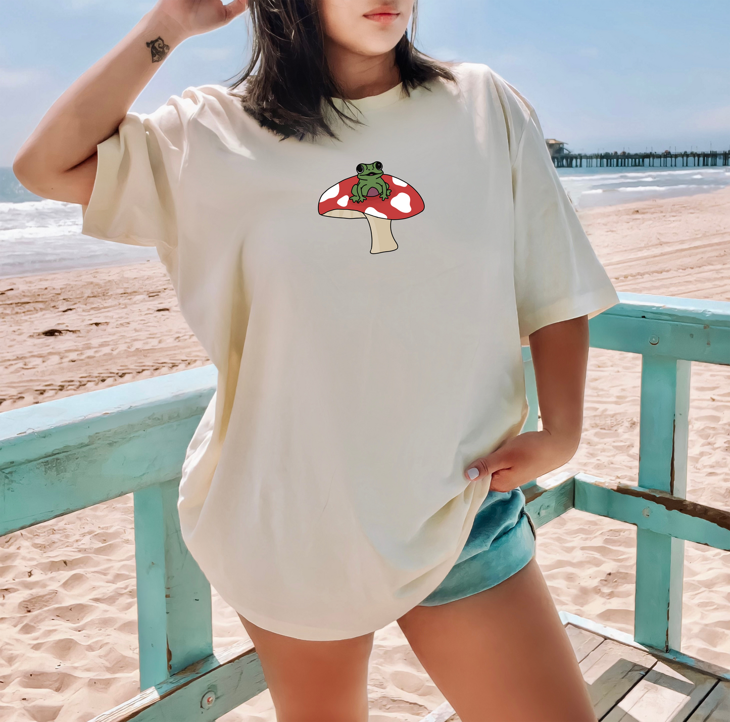 Mushroom Frog T Shirt